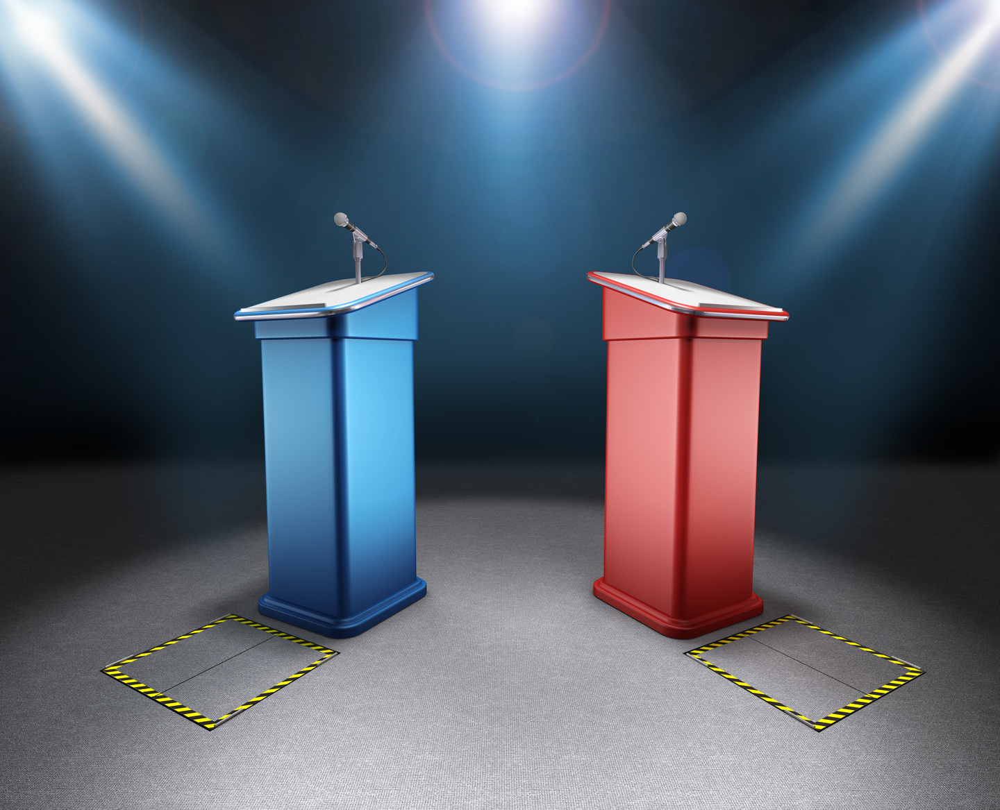Election podiums